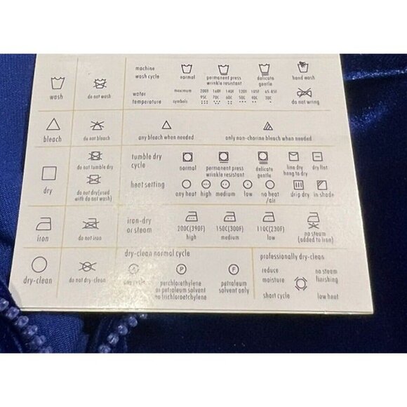 Medium Bob Mackie Blue Velvet Paisley Embroidered Wearable Full Zip Track Jacket - Picture 9 of 9